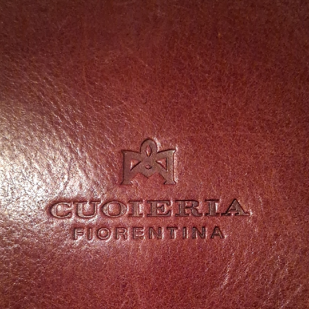 Cuoieria Fiorentina Clearence From $400 Brown Leather Messenger Bag - Picture 2 of 16